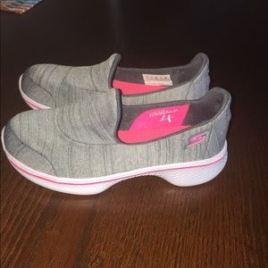 3 pairs of shoes. Size 12 kids.